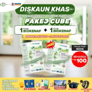 Pakej Cube (1 + 1 Kotak BioKenaf)