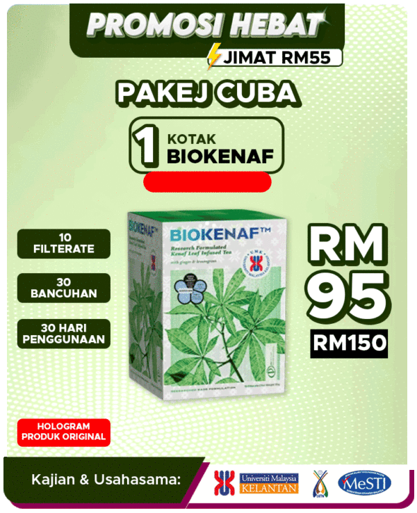Pakej Cuba (1 Kotak BioKenaf)